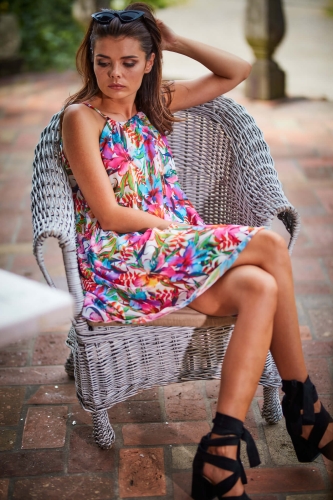 sukienka w kwiaty na lato