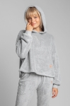 szara pluszowa bluza