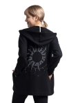 bluza w kolorze czarnym z nadrukiem w luznym stylu
