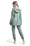 mietowa bluza w luznym fasonie z nadrukiem