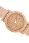 damski zegarek drewniany dab pasek skorzany