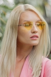 transparentne okulary serca z filtrem uv400