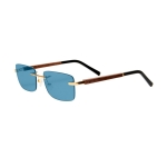 prostokatne okulary z filtrem bezramkowe