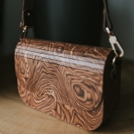 drewniana torebka damska widoczne sloje plantwear