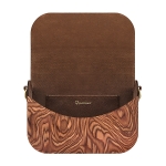 pudelkowa drewniana torebka muscato skorzany pasek