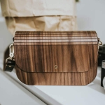 orzechowa drewniana torebka damska plantwear