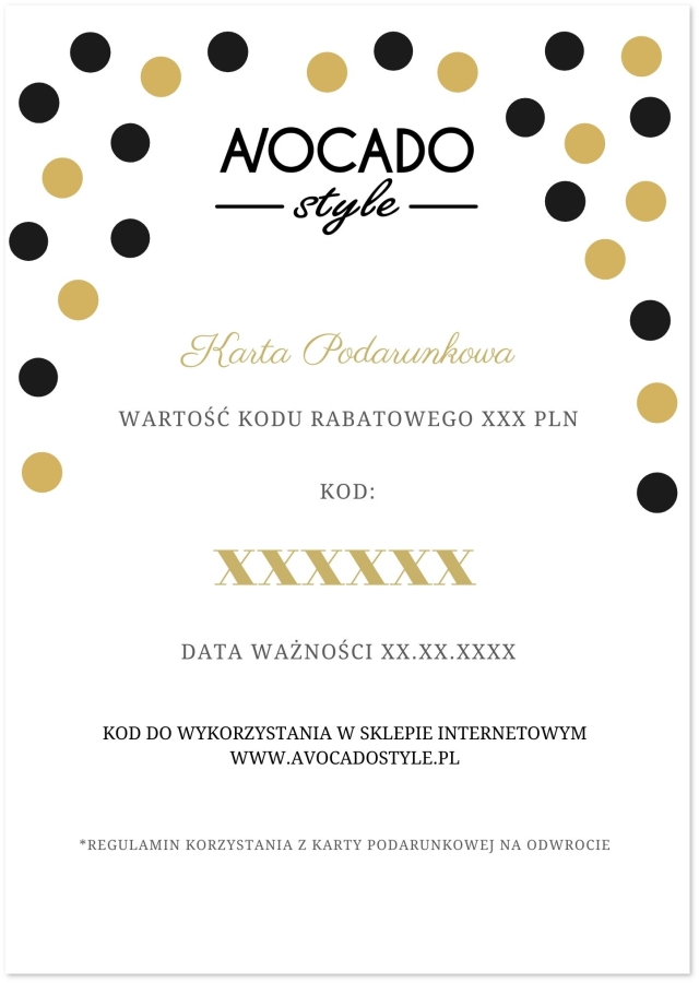 Karta podarunkowa AvocadoStyle|200 PLN