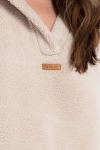 bluza ecru damska z miękkiego materiału do stylizacji po domu.jpg