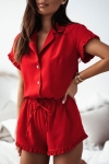 piżamka damska z wiskozy czerwona.jpg