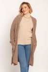 kardigan damski beżowy z rozcięciami po bokach.jpg