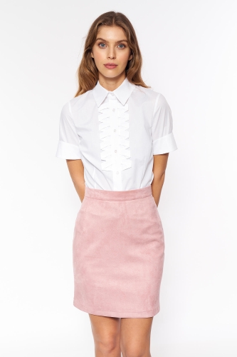 biała koszula damska z krótkim rękawem na lato do biura.jpeg