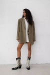 marynarka damska oversize w męskim stylu khaki.webp