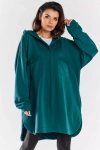 zielona bluza oversize na jesień z kieszeniami.webp