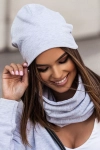 damski zestaw czapka i komin bawełniane.webp