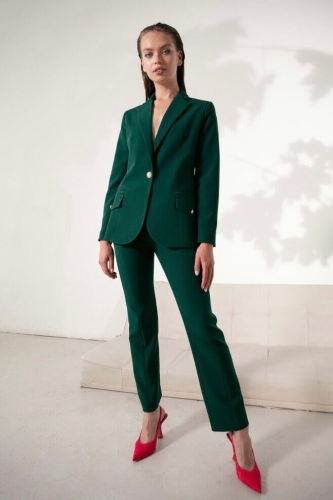 ELEGANCKI GARNITUR DAMSKI W KOLORZE BUTELKOWEJ ZIELENI.jpeg