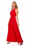 elegancka suknia maxi z z dekoltem halter zapinana na szyi.jpeg