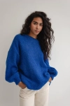 marsala szafirowy sweter damski oversize.webp