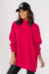 jaskrawa różowa bluza damska długa.webp