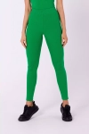 zielone legginsy damskie prążkowane.webp