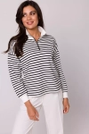bluza damska w paski ze stójką.webp