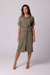 prosta sukienka w stylu safari.webp