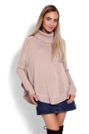 sweter ponczo z rękawami.webp
