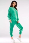 zielony komplet dresowy welurowy.webp