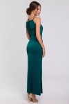 SATYNOWA SUKNIA MAXI Z DEKOLTEM HALTER.webp
