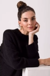 czarny sweter damski polskiej marki.webp