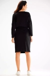 sukienka do kolan na długi rękaw.webp