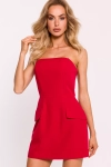 prosta czerwona sukienka mini.webp