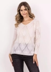 sweter damski w kolorze ecru.webp