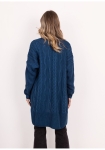 długi sweter damski w kolorze morskim.jpg
