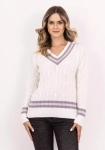 damski sweter z dekoltem w serek.webp