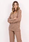 sweter damski w kolorze mocca.webp
