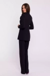 czarny garnitur ze spodniami w kant.webp