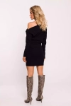 modna sukienka mini w kolorze czarnym.webp