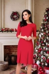 Czerwona sukienka na wigilię firmową.webp