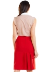 Elegancka czerwona spódnica midi.webp