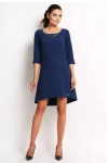 elegancka granatowa sukienka na spotkania.webp