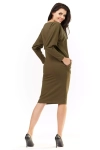 stylowa sukienka khaki na różne okazje.webp