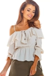 Bluzka damska w kolorze beżowym.webp