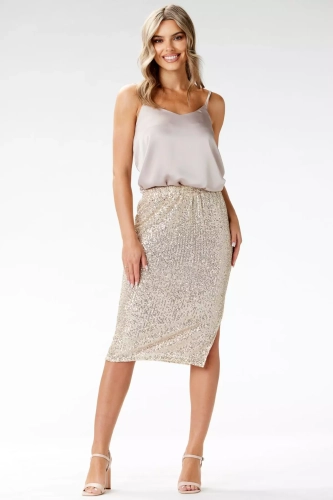 beżowa cekinowa spódnica.webp