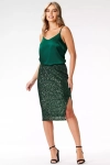 zielona cekinowa spódnica.webp
