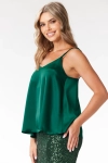satynowy top zielony na walentynki elegancki.webp