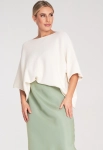 dzianinowy sweter damski minimalistyczny.webp
