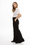 czarne spodnie lniane garniturowe wide leg.webp