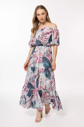 sukienka maxi typu hiszpanka kolorowa.webp