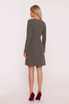 sukienka khaki przed kolano.webp