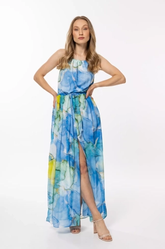 sukienka maxi z dekoltem halter.webp